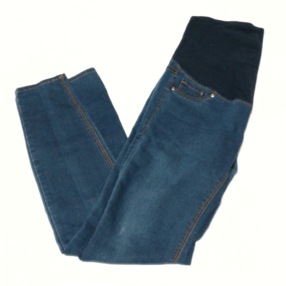 H&M Mama Super Skinny Full Belly Panel Skinny Maternity Jeans